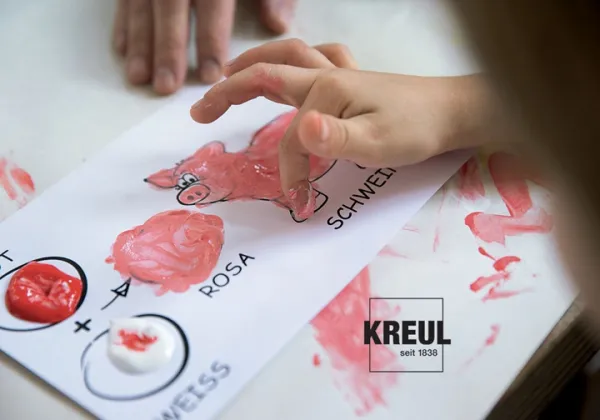 Sada prstových farieb MUCKI - Maľujme - miešajme - razítkujme