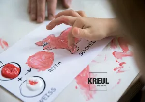 Sada prstových farieb MUCKI - Maľujme - miešajme - razítkujme