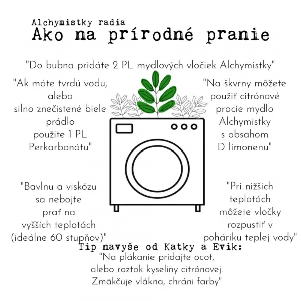 100% kokosové mydlo na pranie – strúhané – citrón Alchymistky 250 g