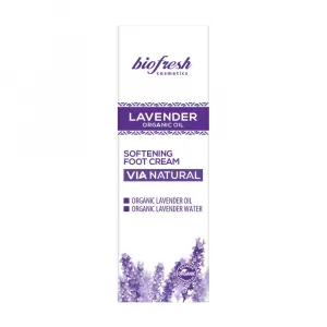 Zmäkčujúci krém na nohy s organickým levanduľovým olejom Lavender 75ml