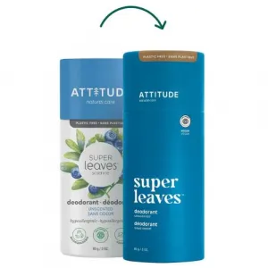 Prírodný tuhý dezodorant ATTITUDE Super leaves  - bez vône 85g