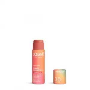 Tónujúci balzam na pery  SPF 30 ATTITUDE Oceanly - Terracotta 8,5g