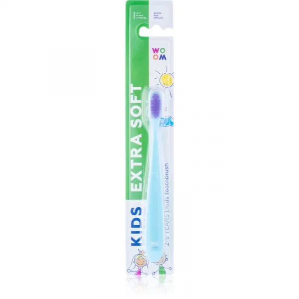 Detská zubná kefka extrasoft WOOM 1ks