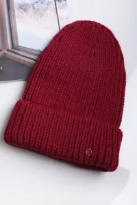 Bordová čiapka 52-62974