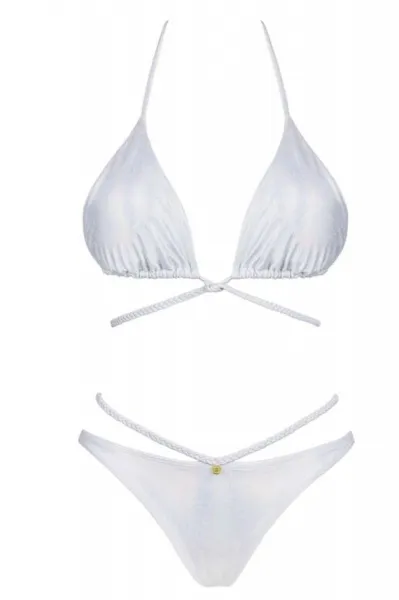 Biele trojuholníkové bikiny Blancossa