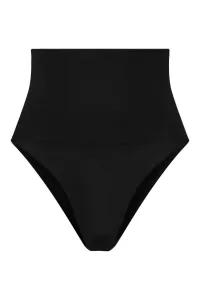 Čierne bezšvové nohavičky s vysokým pásom Seamless High Waist Brief