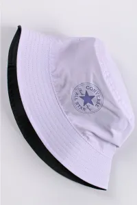 Čierno-biely obojstranný klobúk All Star Patch Reversible Bucket Hat