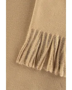 Tmavobéžový šál Cozy Basic