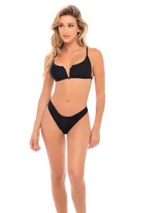 Čierne nevystužené bikiny Cenang