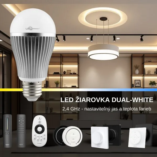 LEDprodukt LED Žiarovka 9W E27 - Dual White