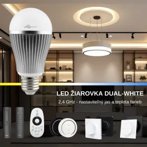 LEDprodukt LED Žiarovka 9W E27 - Dual White