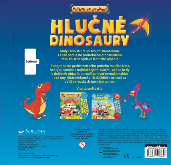Príbeh so zvukmi  Hlučné dinosaury – 18 dinosaurích superzvukov