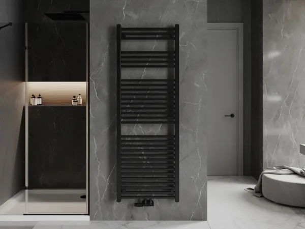 MEXEN - Plutón vykurovací rebrík/radiátor 1700 x 600 mm, 980 W, čierna W106-1700-600-00-70