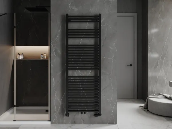MEXEN - Plutón vykurovací rebrík/radiátor 1700 x 600 mm, 980 W, čierna W106-1700-600-00-70