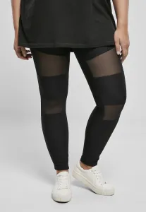 Women's Tech Mesh Rib Leggings - Black