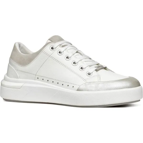 White women's sneakers Geox Dalyla - Women's