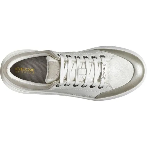 White women's sneakers Geox Dalyla - Women's