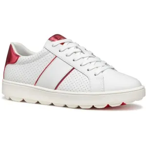 White women's sneakers Geox Spherica ECUB-1 - Women's