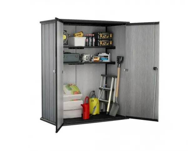 KETER skriňa Duotech High Store PLUS, sivá, 140 x 170,4 cm