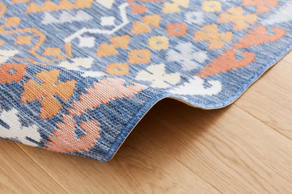 Obojstranný koberec Echo Aztec Navy