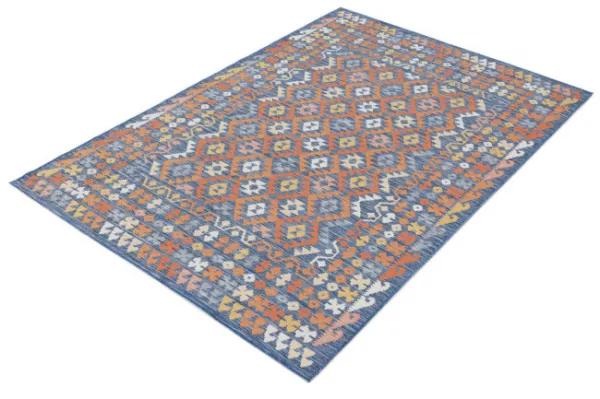 Obojstranný koberec Echo Aztec Navy