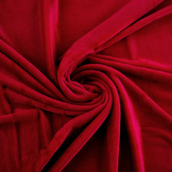 TEMPO-KONDELA DALAT TYP 2, plyšová deka, červená, 180x220 cm