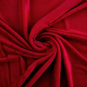 TEMPO-KONDELA DALAT TYP 2, plyšová deka, červená, 180x220 cm
