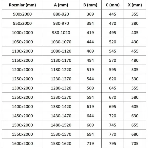MEXEN - Exo posuvné sprchové dvere 90, transparent, chróm 8151-090-000-01-00