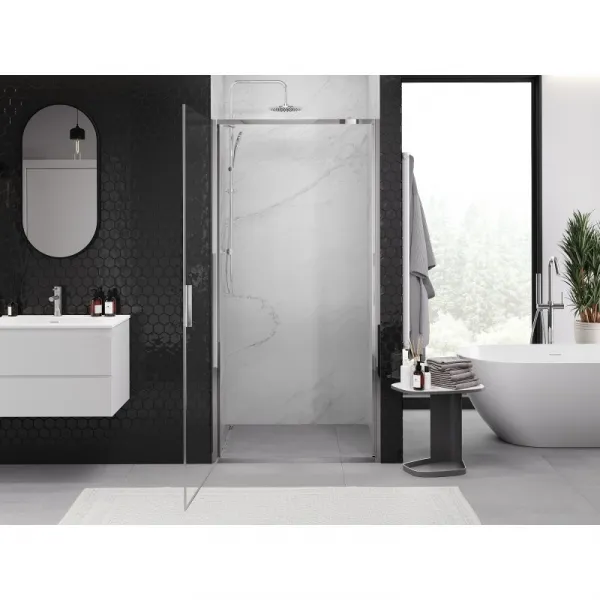 MEXEN - Exo sprchové dvere krídlové 100, transparent, chróm 817-100-000-01-00