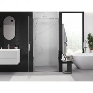 MEXEN - Exo sprchové dvere krídlové 100, transparent, chróm 817-100-000-01-00