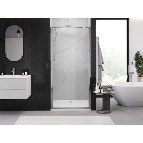 MEXEN - Exo sprchové dvere krídlové 65, transparent, chróm 817-065-000-01-00