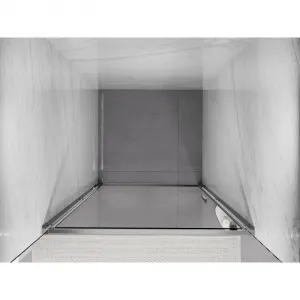 MEXEN - Exo sprchové dvere krídlové 80, transparent, chróm 817-080-000-01-00