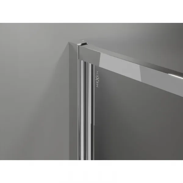 MEXEN - Exo sprchové dvere krídlové 80, transparent, chróm 817-080-000-01-00