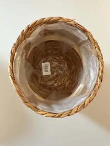 Weltbild Obal na květináč z mořské trávy, sada 3 ks