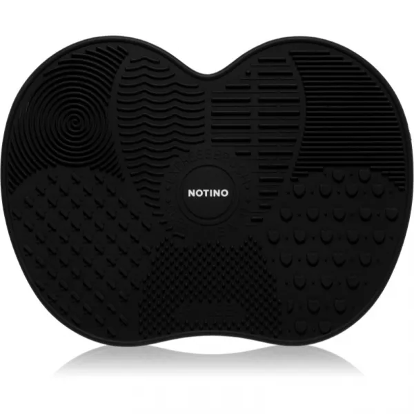 Notino Makeup Brushes Silicone Cleaning Mat For Make-Up Brushes čistiaca podložka na štetce Black 1 ks