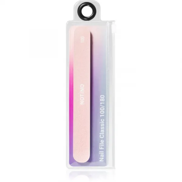 Notino Nail Tools Nail File Classic klasický pilník na nechty s dvomi hrubosťami Classic 100/180 1 ks