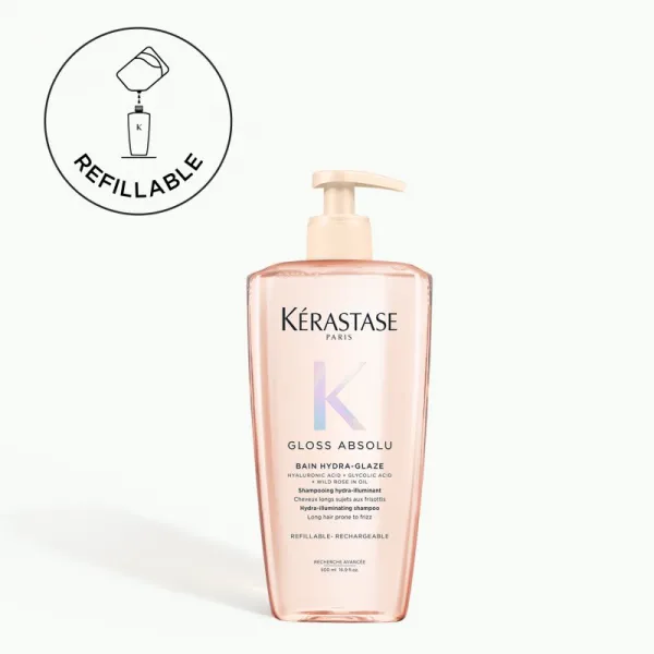 Kérastase Gloss Absolu Bain Hydra-Glaze šampón na lesk a hebkosť vlasov 500 ml