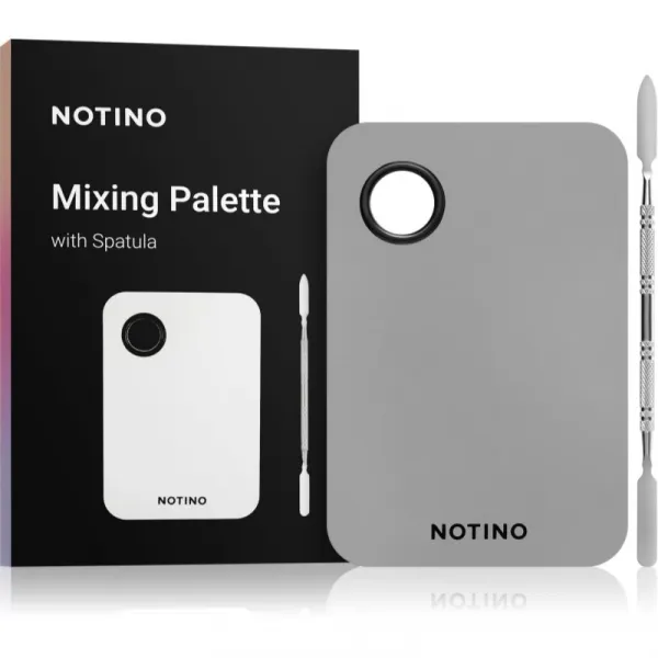 Notino Makeup Brushes Professional Mixing Palette With Spatula paletka na mixovanie make-upu so špachtľou