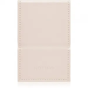 Notino Mirrors Compact Mirror kozmetické zrkadielko Leatherette Beige 1 ks