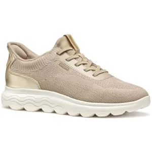Beige women's sneakers Geox Spherica Plus - Women's