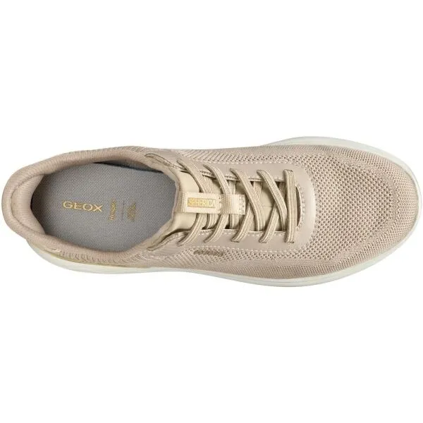 Beige women's sneakers Geox Spherica Plus - Women's