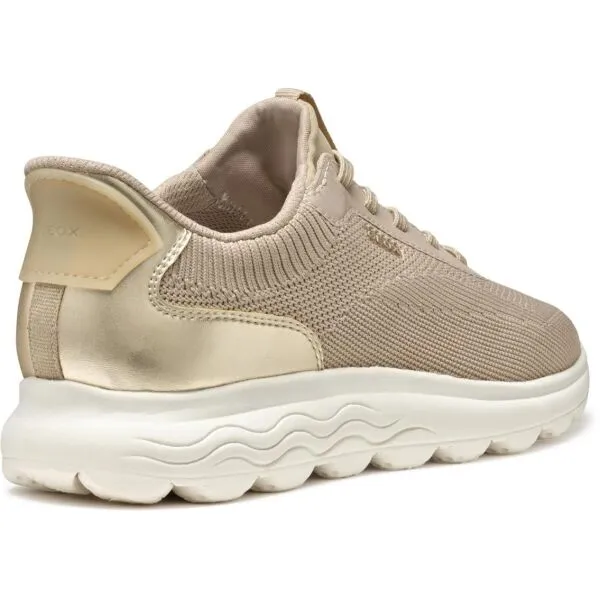 Beige women's sneakers Geox Spherica Plus - Women's