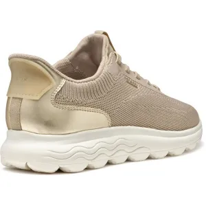 Beige women's sneakers Geox Spherica Plus - Women's