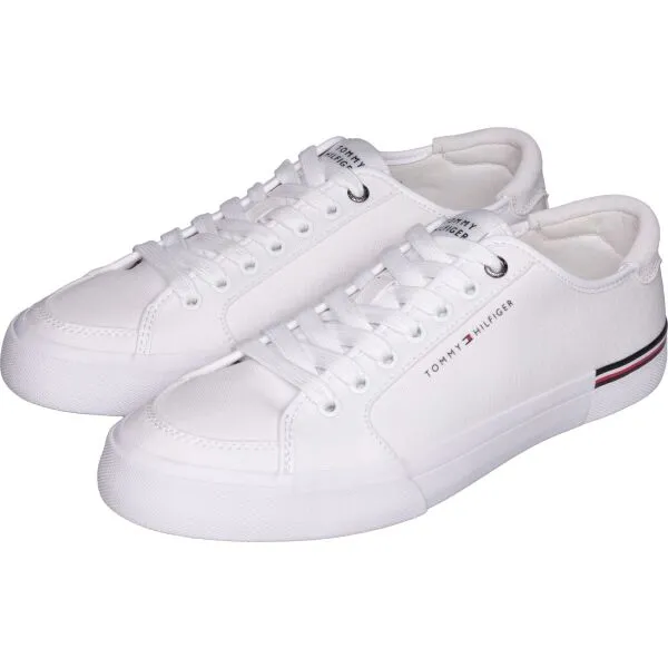 Tommy Hilfiger CORE CORPORATE VULCCANVAS Pánske tenisky, biela, veľkosť