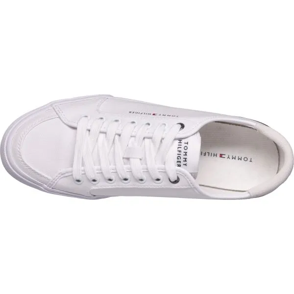 Tommy Hilfiger CORE CORPORATE VULCCANVAS Pánske tenisky, biela, veľkosť