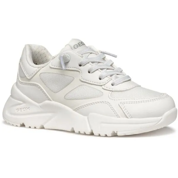 White Girls Sneakers Geox Loftus - Girls