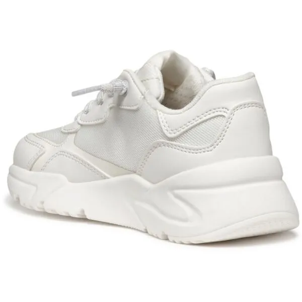 White Girls Sneakers Geox Loftus - Girls