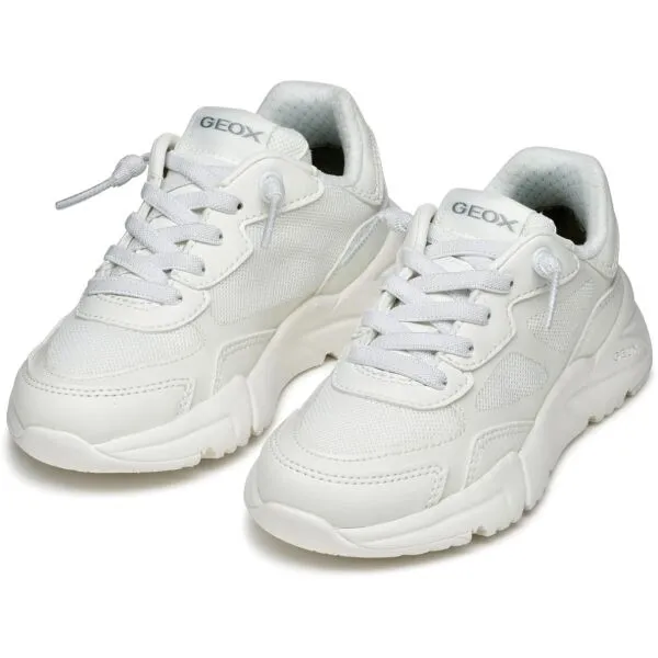 White Girls Sneakers Geox Loftus - Girls