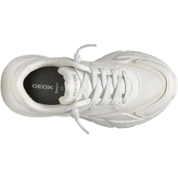 White Girls Sneakers Geox Loftus - Girls