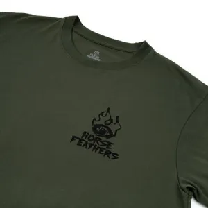HORSEFEATHERS Funkčné tričko Reckless - thyme GREEN velikost M